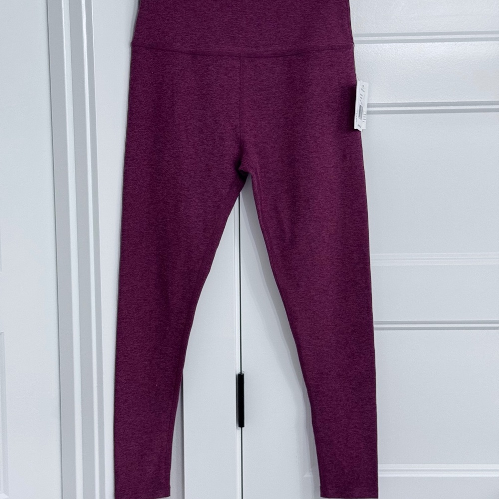 NWT Beyond Yoga Pants & Jumpsuits Yoga Mauve Leggings Size L